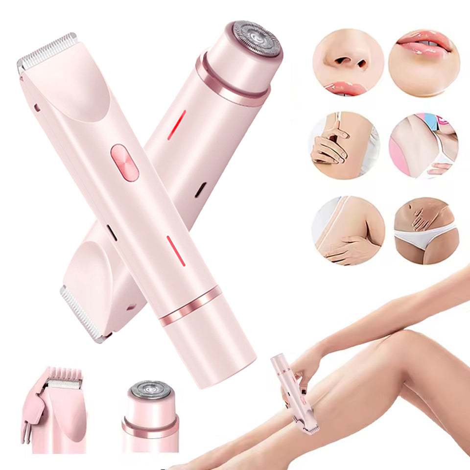 2 in 1 Bikini & Body Trimmer - Women's Hair & Body Shaver