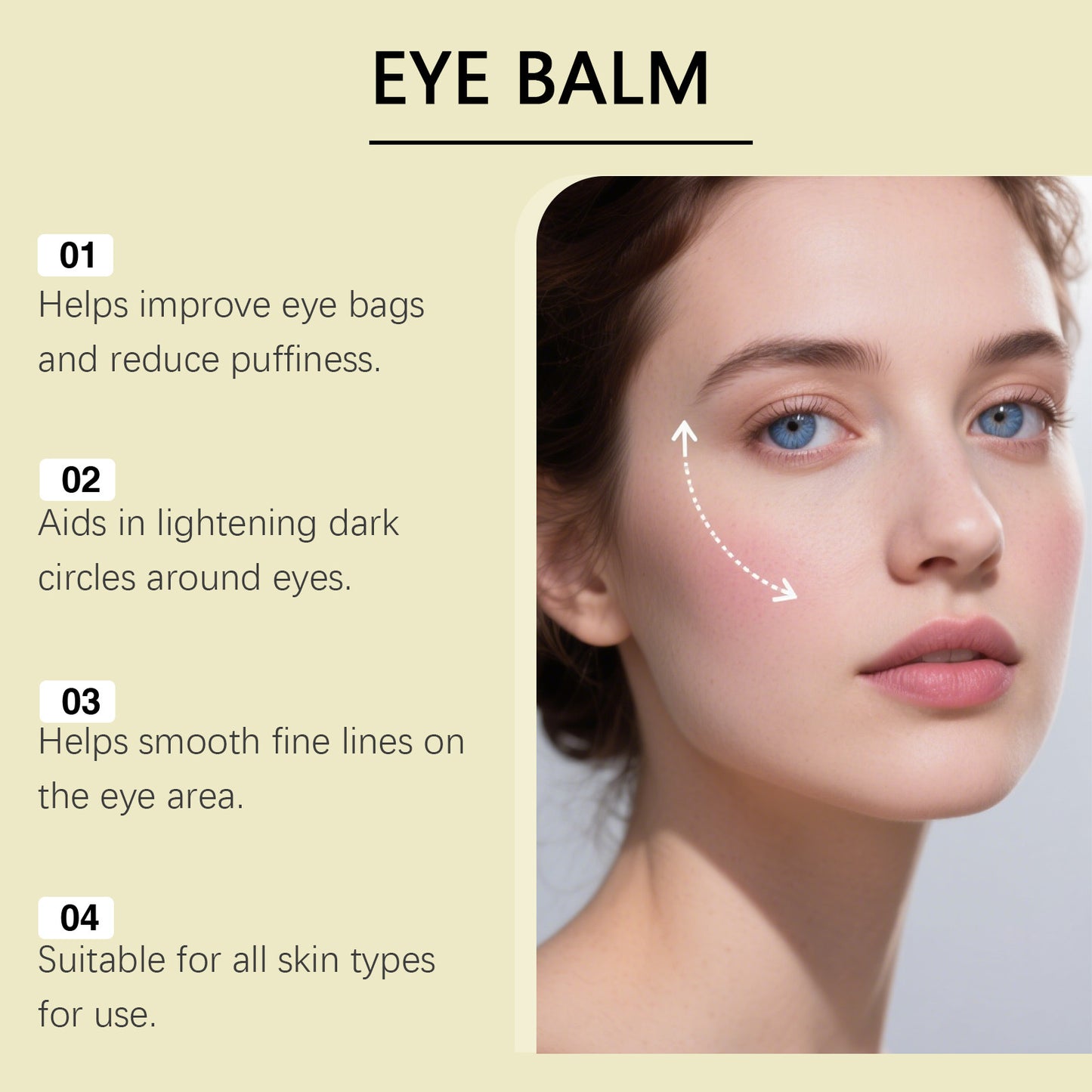 EYE BALM - For Eye Bags & Eye Puffiness Treatment